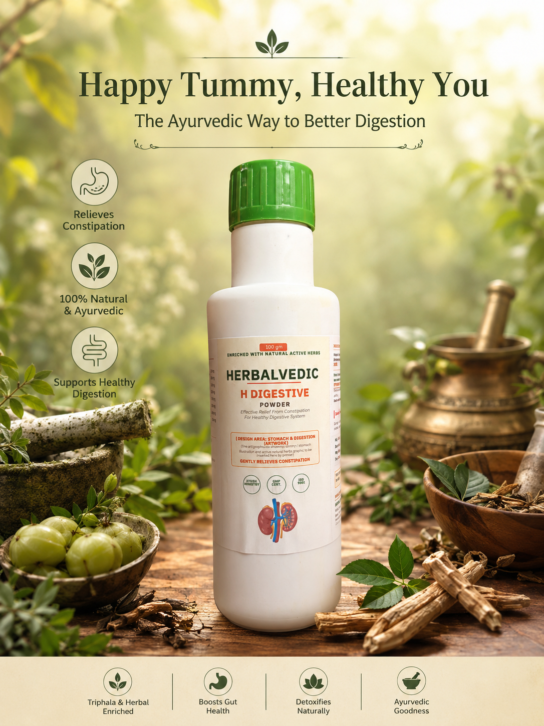 Herbalvedic H- digestive powder